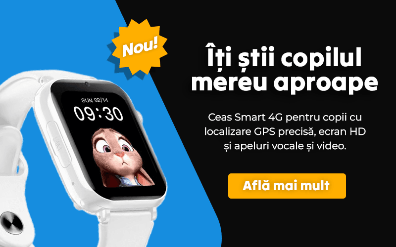 Ceas Copii cu GPS SIM