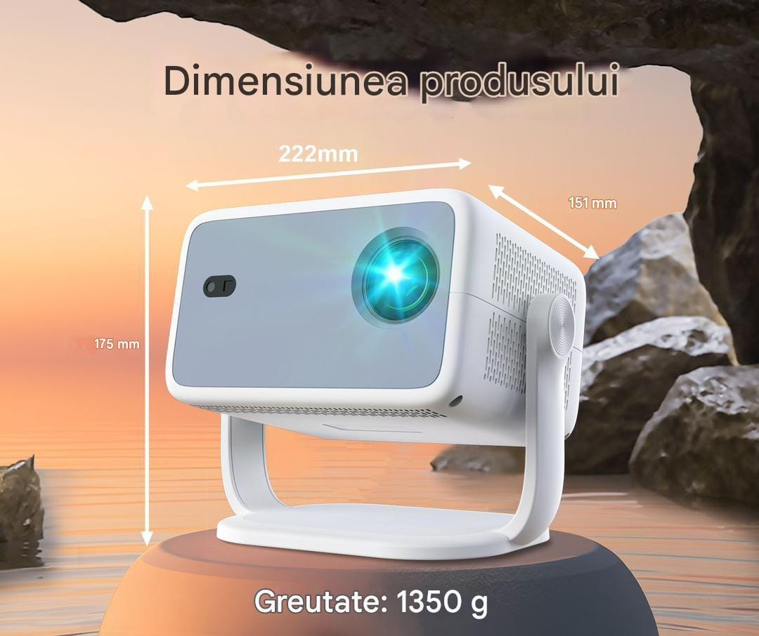 Videoproiector LED CRZ cu Android Focalizare Automata Ocolire Obstacol 16 videoproiector led android 2