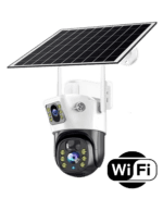 Camera supraveghere Incarcare Solara ULTRA HD 4MP Dual Camera, PTZ, Conexiune WiFi cu Panou Solar si Rezistenta la apa IP66