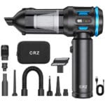 Aspirator Portabil CRZ 4 in 1 Auto sau Casa , Baterie 9600mAh, 17.000PA